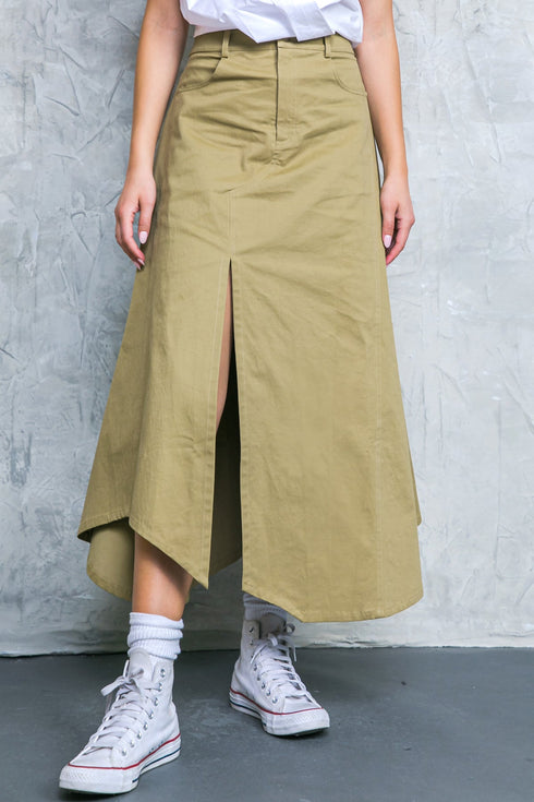 complete-crush-twill-midi-skirt Flying Tomato-Sophia's Style-3